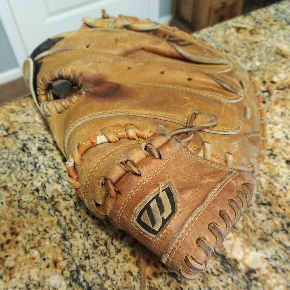 Baseball Glove Mizuno Franchise Model C001 Pro Scoop Catchers Mitt Power Lock - Picture 5 of 10